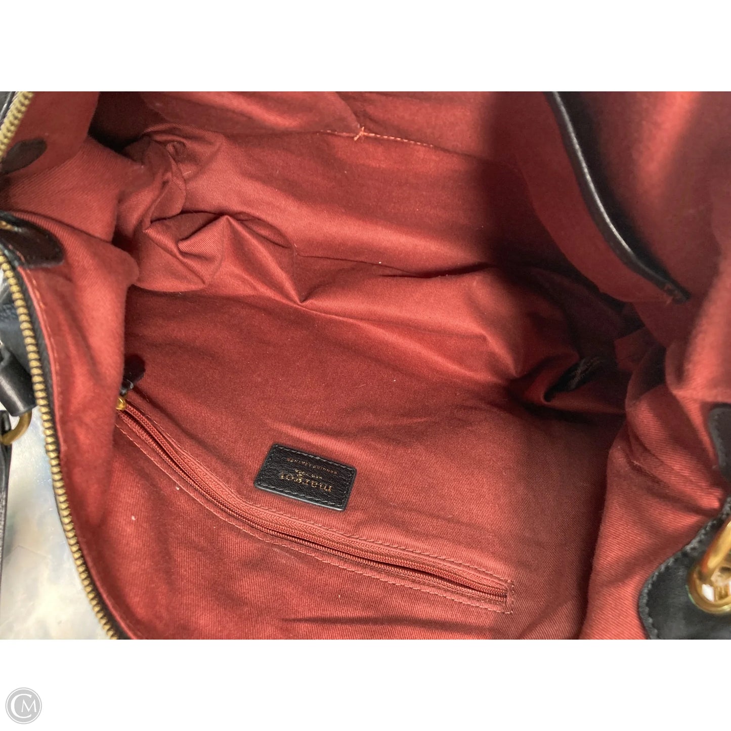 Handbag Leather By Margot, Size: Large