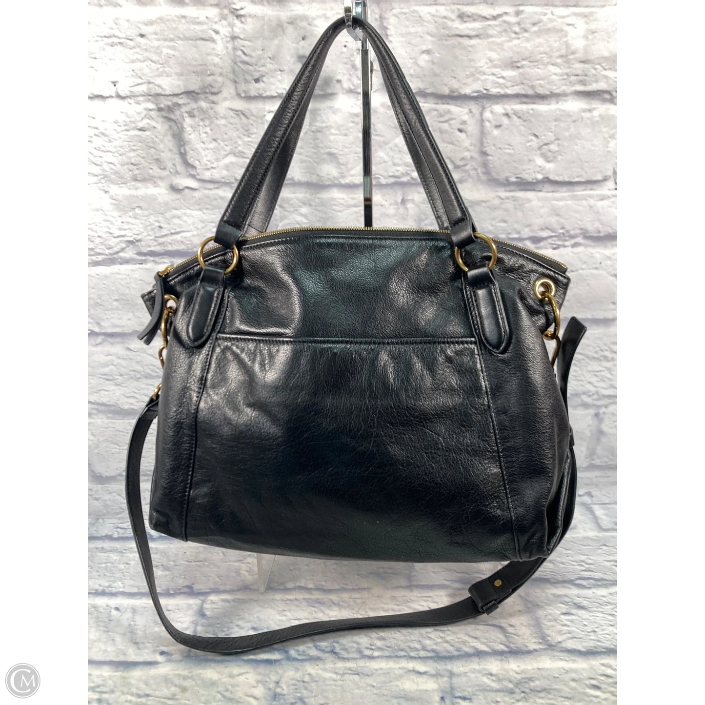 Handbag Leather By Margot, Size: Large