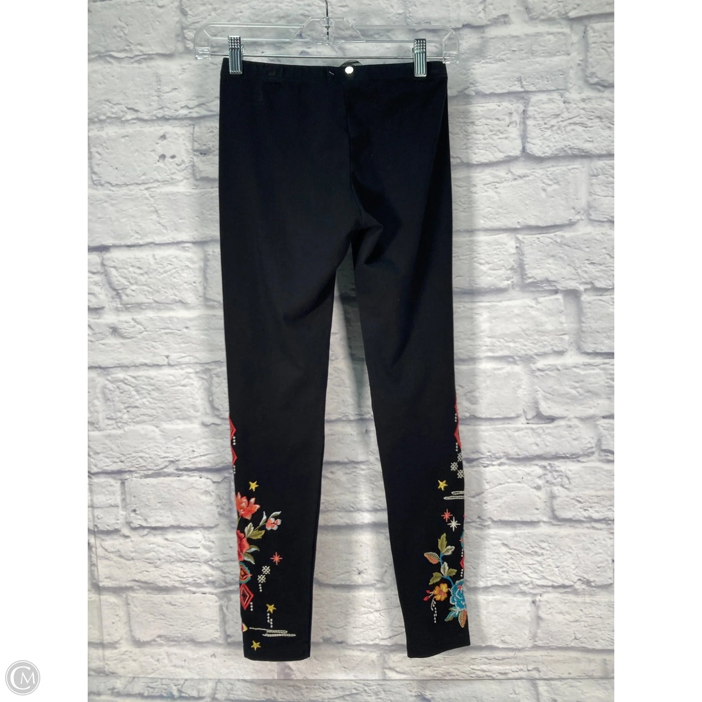 Pants Leggings By Johnny Was In Black, Size: 0