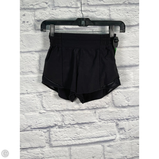 Athletic Shorts By Lululemon In Black, Size: Xs