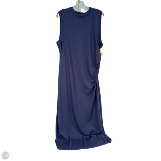 Dress Casual Midi By Vince In Blue, Size: Xl