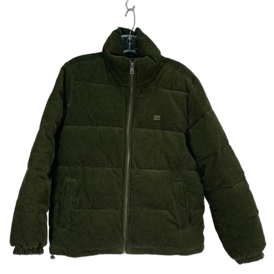 Coat Parka By Levis In Green, Size: S
