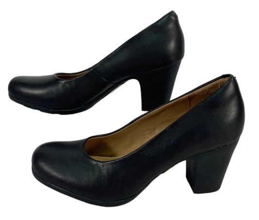 Shoes Heels Block By Sofft In Black, Size: 8.5