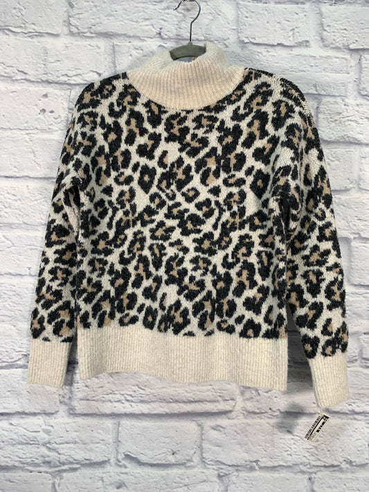 Sweater By Loft In Animal Print, Size: Petite   Xs