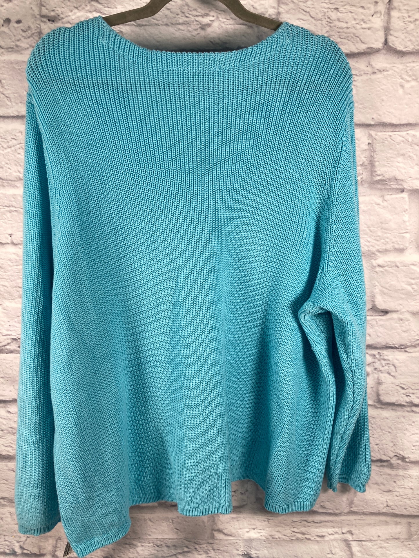 Sweater By Clothes Mentor In Blue, Size: 2x