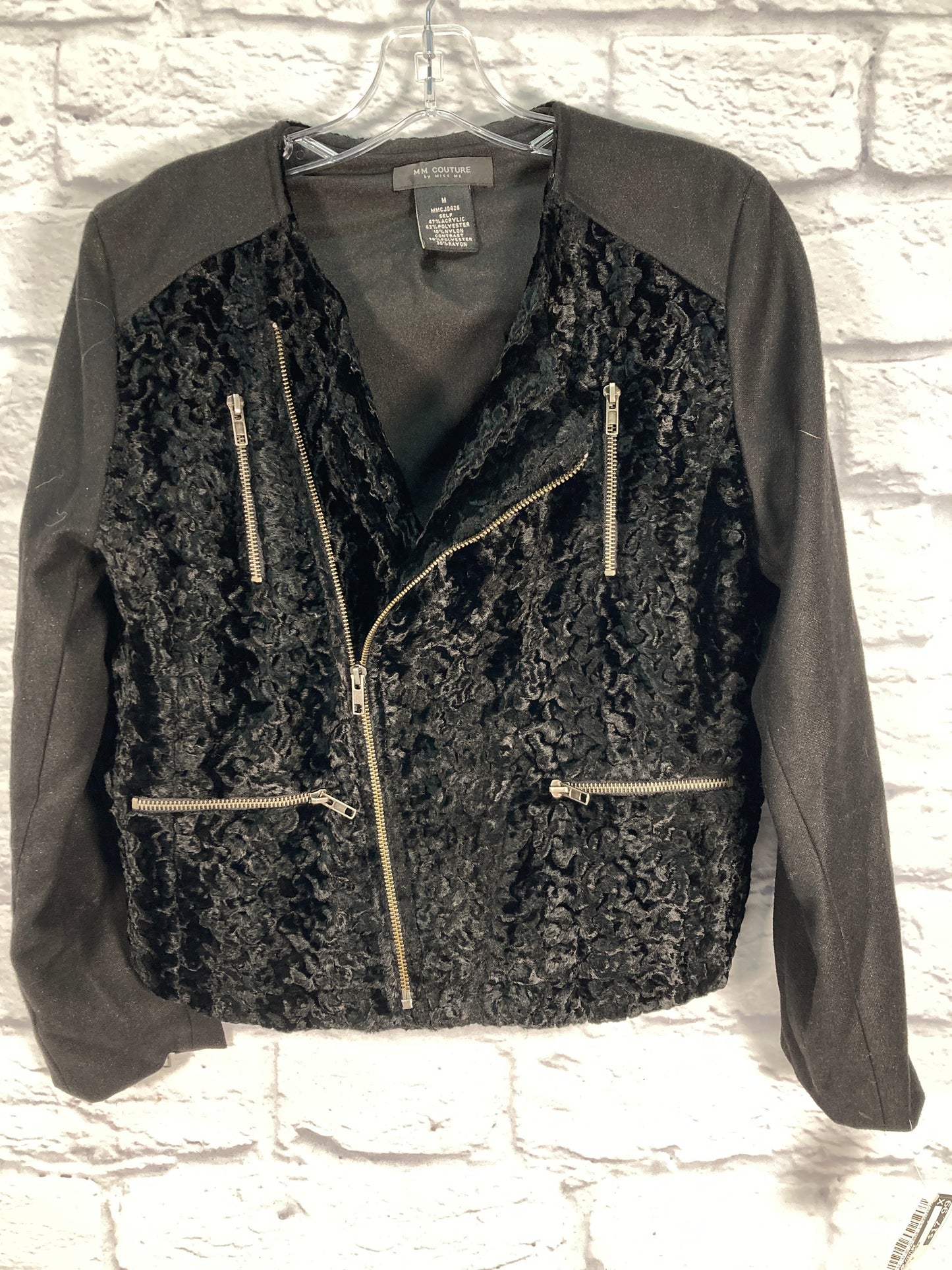 Jacket Other By Mm Couture In Black, Size: M