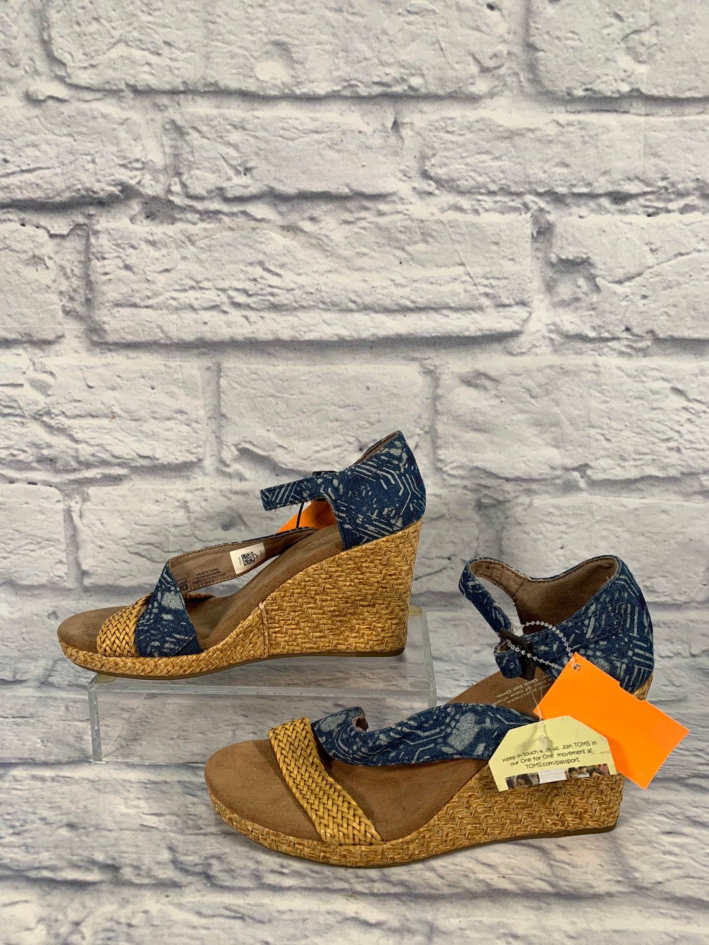 Sandals Heels Wedge By Toms  Size: 7.5