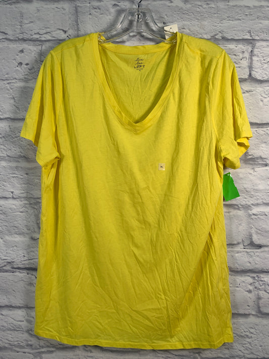 Top Short Sleeve Basic By Loft  Size: Xl