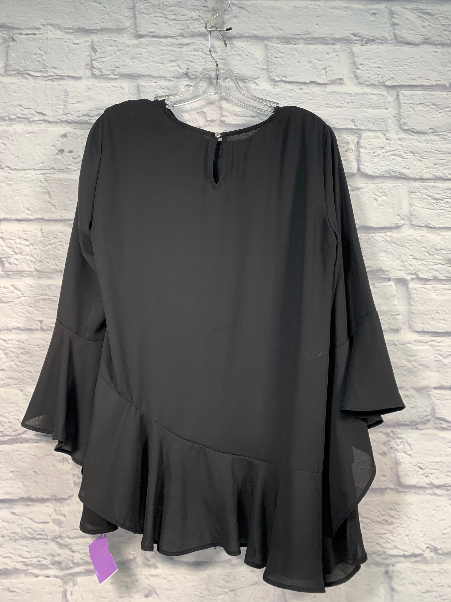 Black Top Long Sleeve Chicos, Size M