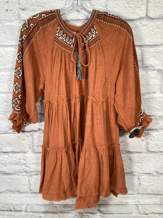 Black & Brown Dress Casual Short Free People, Size Xs