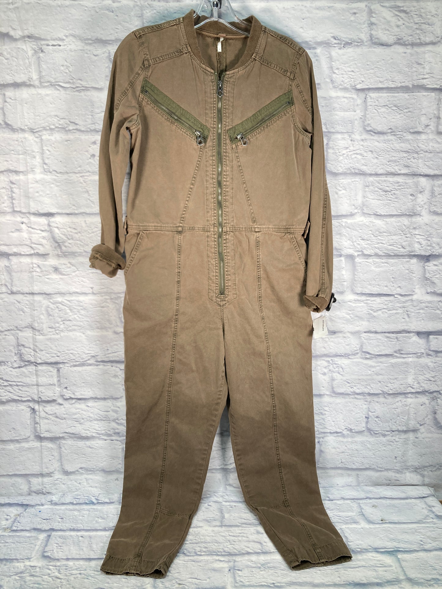 Jumpsuit By Free People In Green, Size: Xs