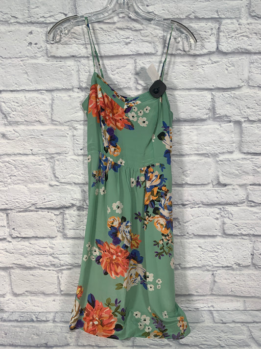 Green & Orange Dress Designer Moulinette Soeurs, Size Xs