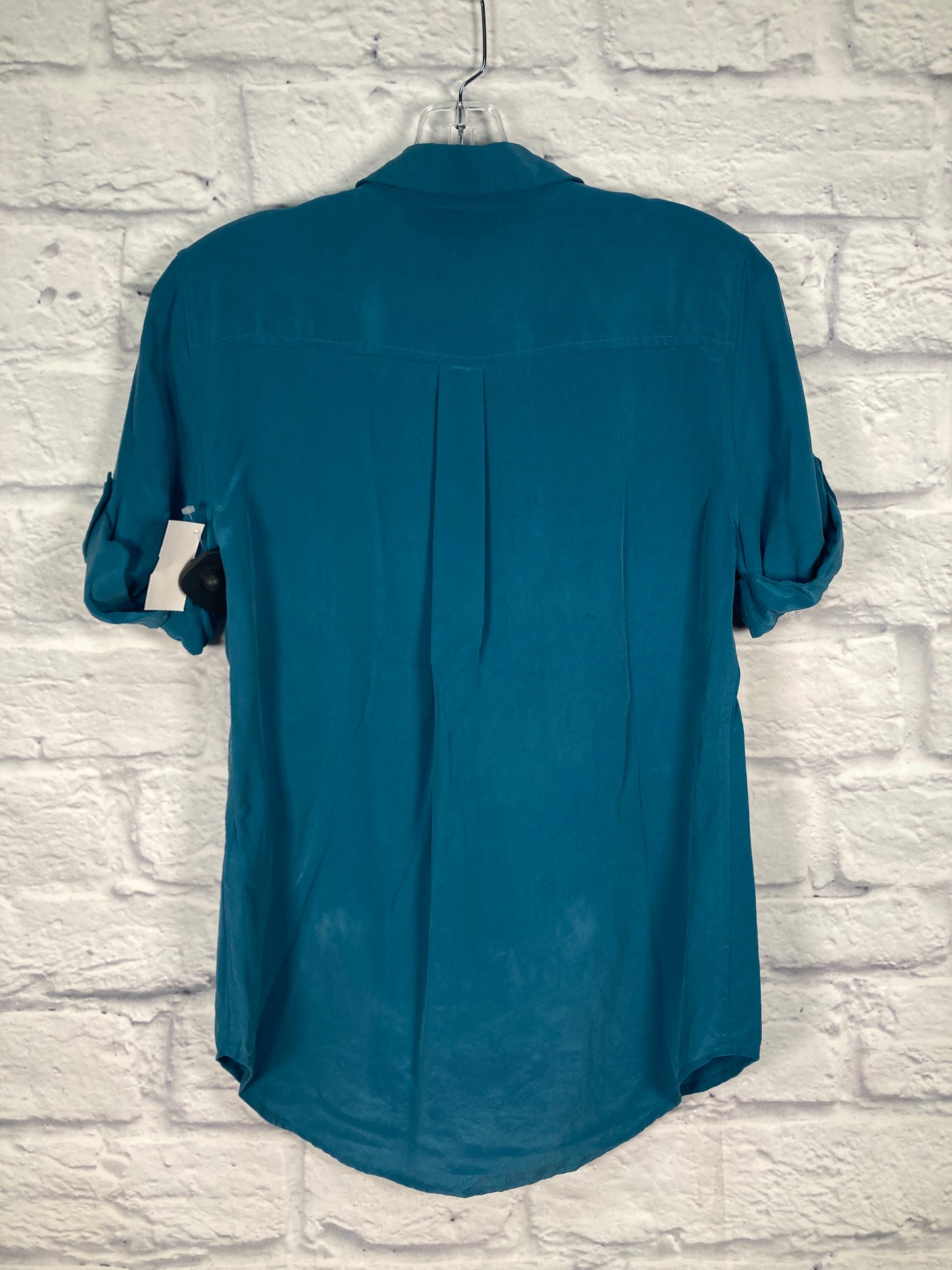 Blue Top Short Sleeve Equipment, Size Xs