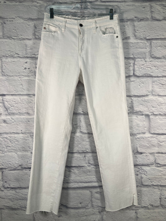 Jeans Designer By Adriano Goldschmied In White, Size: 6