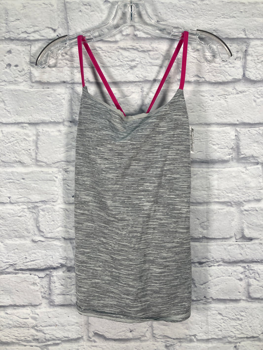 Athletic Tank Top By Lululemon In Grey & Pink, Size: M