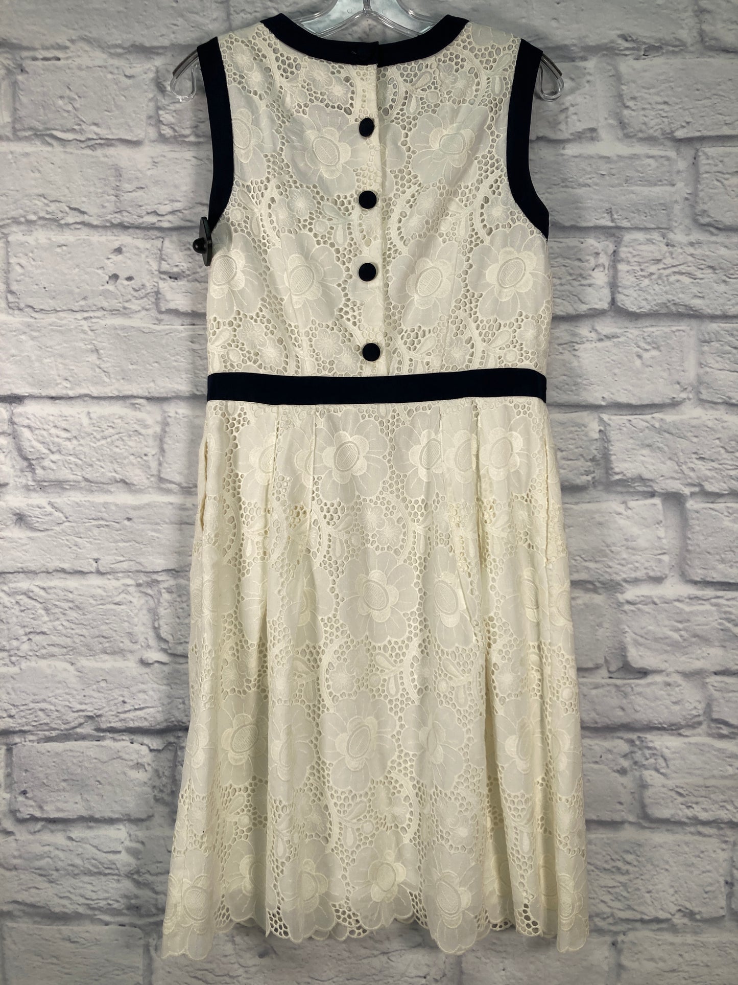 Dress Designer By Milly In Blue & Cream, Size: M