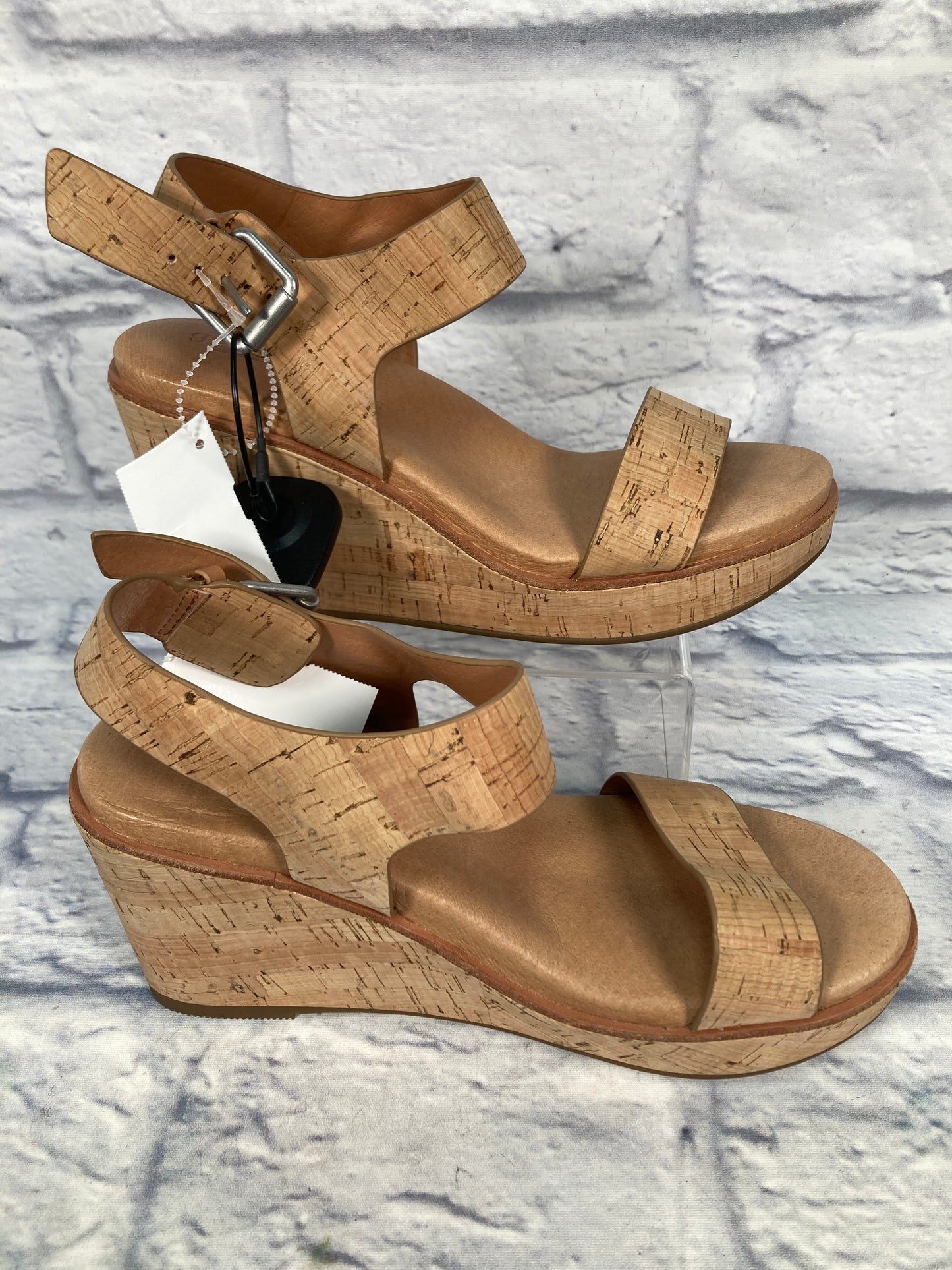 Sandals Heels Platform By Gentle Souls In Tan, Size: 8