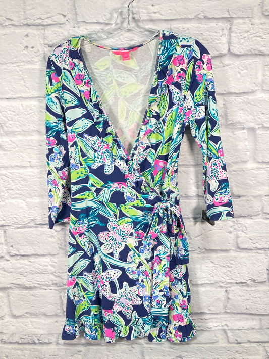 Romper By Lilly Pulitzer In Blue & Green, Size: S