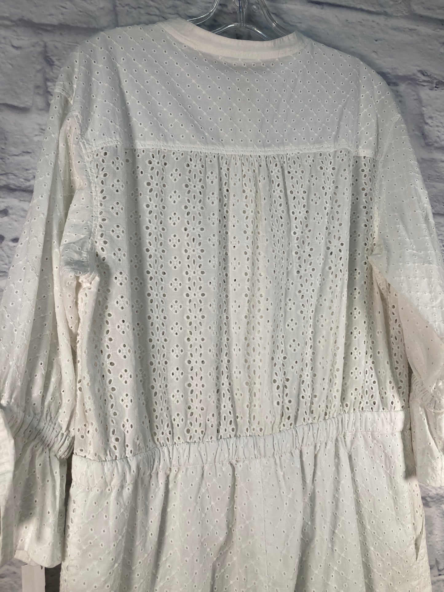 Romper Designer By Rebecca Taylor In White, Size: Xl