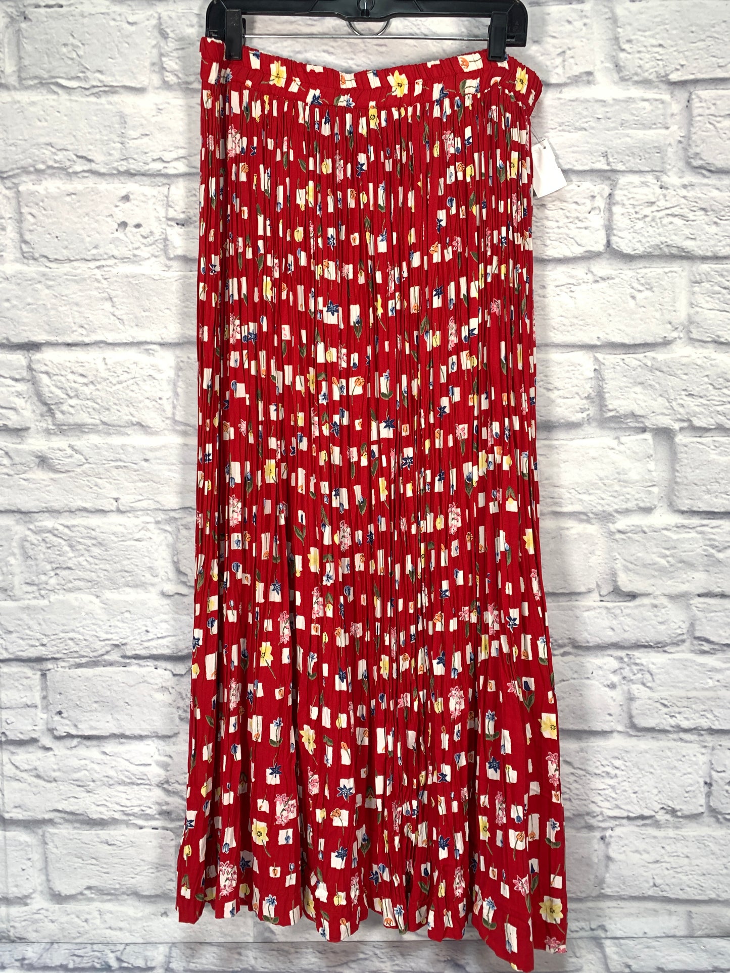 Skirt Maxi By Clothes Mentor In Red & White, Size: 16