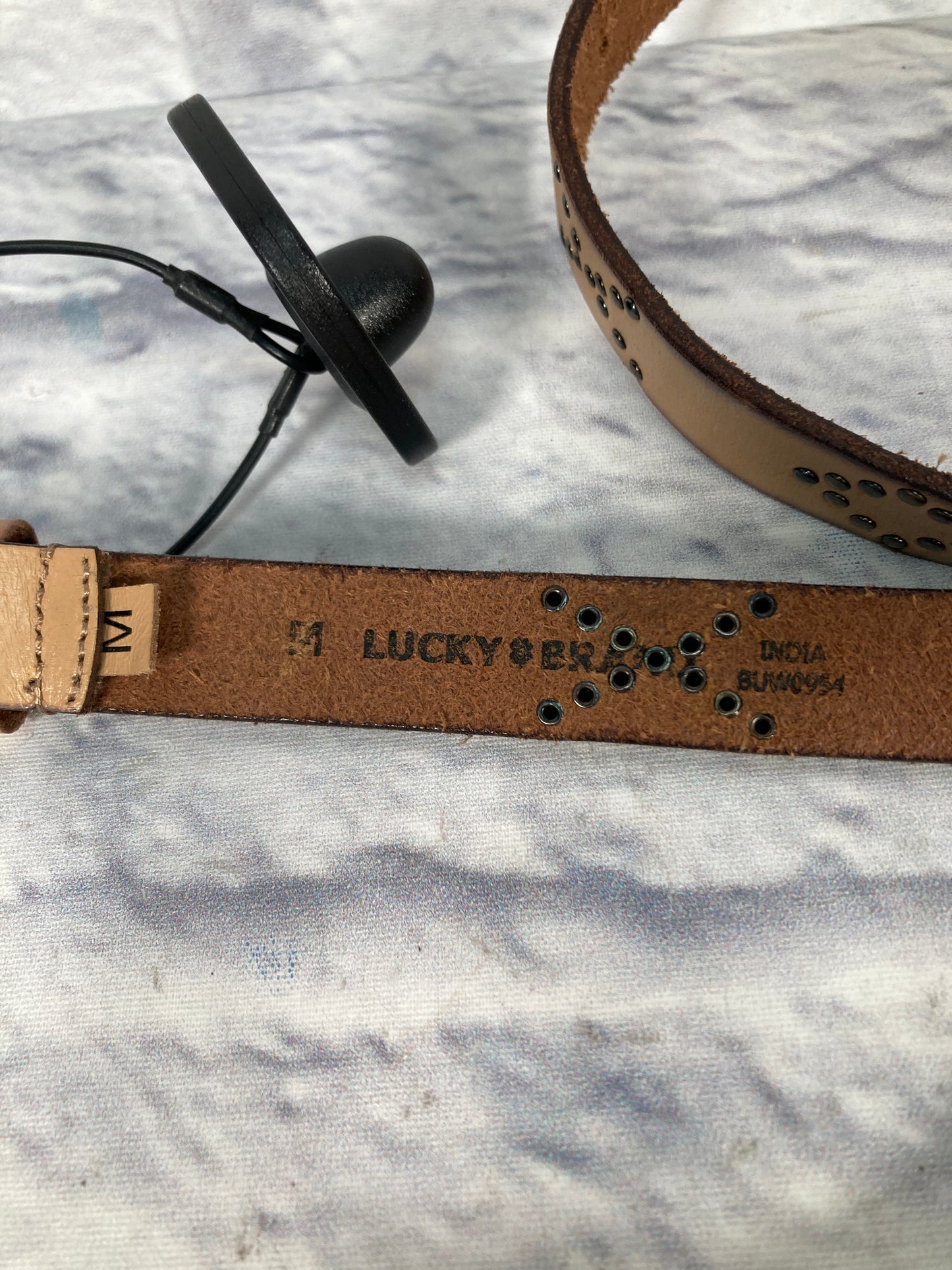 Belt Leather By Lucky Brand, Size: Medium