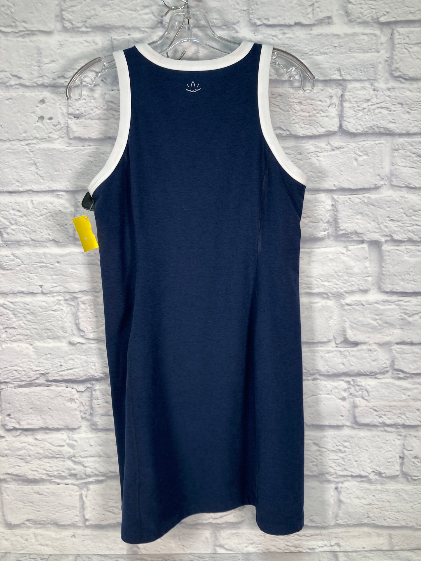 Athletic Dress By Beyond Yoga In Blue & White, Size: L