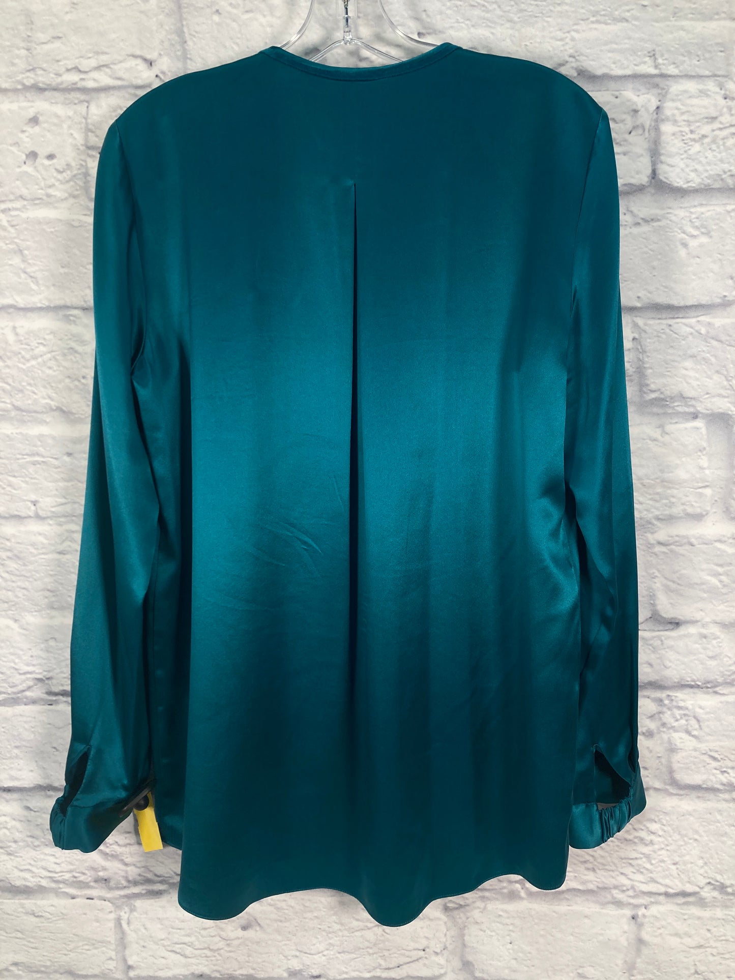 Top Long Sleeve By Elie Tahari In Teal, Size: M