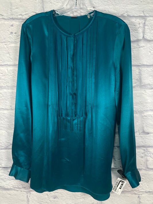 Top Long Sleeve By Elie Tahari In Teal, Size: M