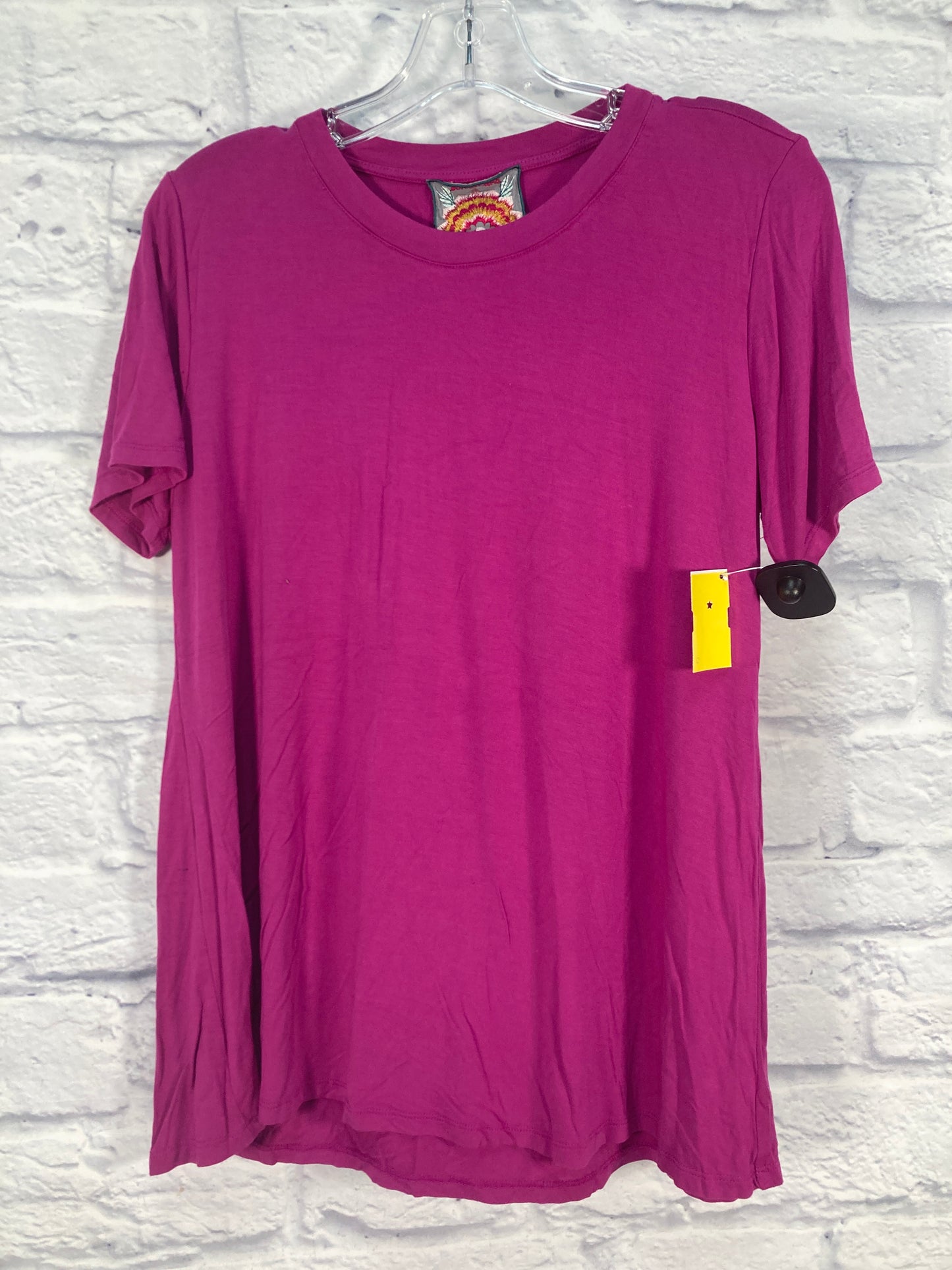 Top Short Sleeve Designer By Johnny Was In Purple, Size: S