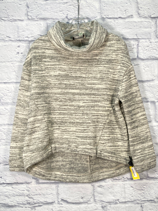 Sweatshirt Collar By Saturday/sunday In Cream & Grey, Size: Xs