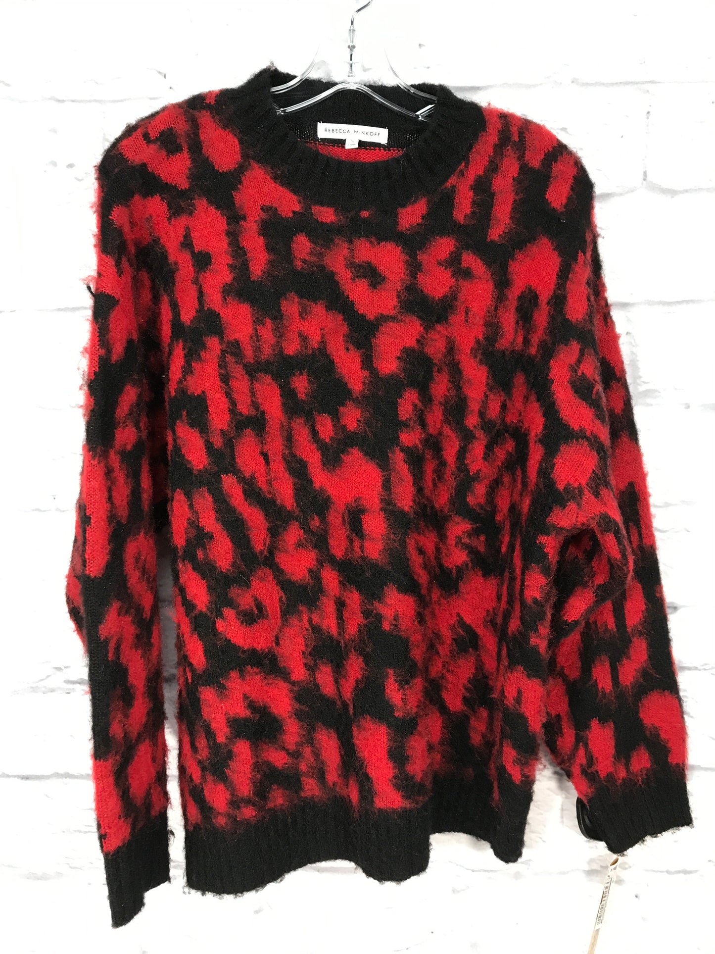 Sweater Designer By Rebecca Minkoff In Black & Red, Size: S