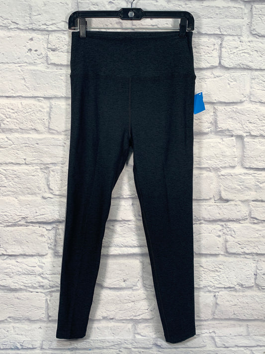 Athletic Leggings By Beyond Yoga In Black & Silver, Size: Xl