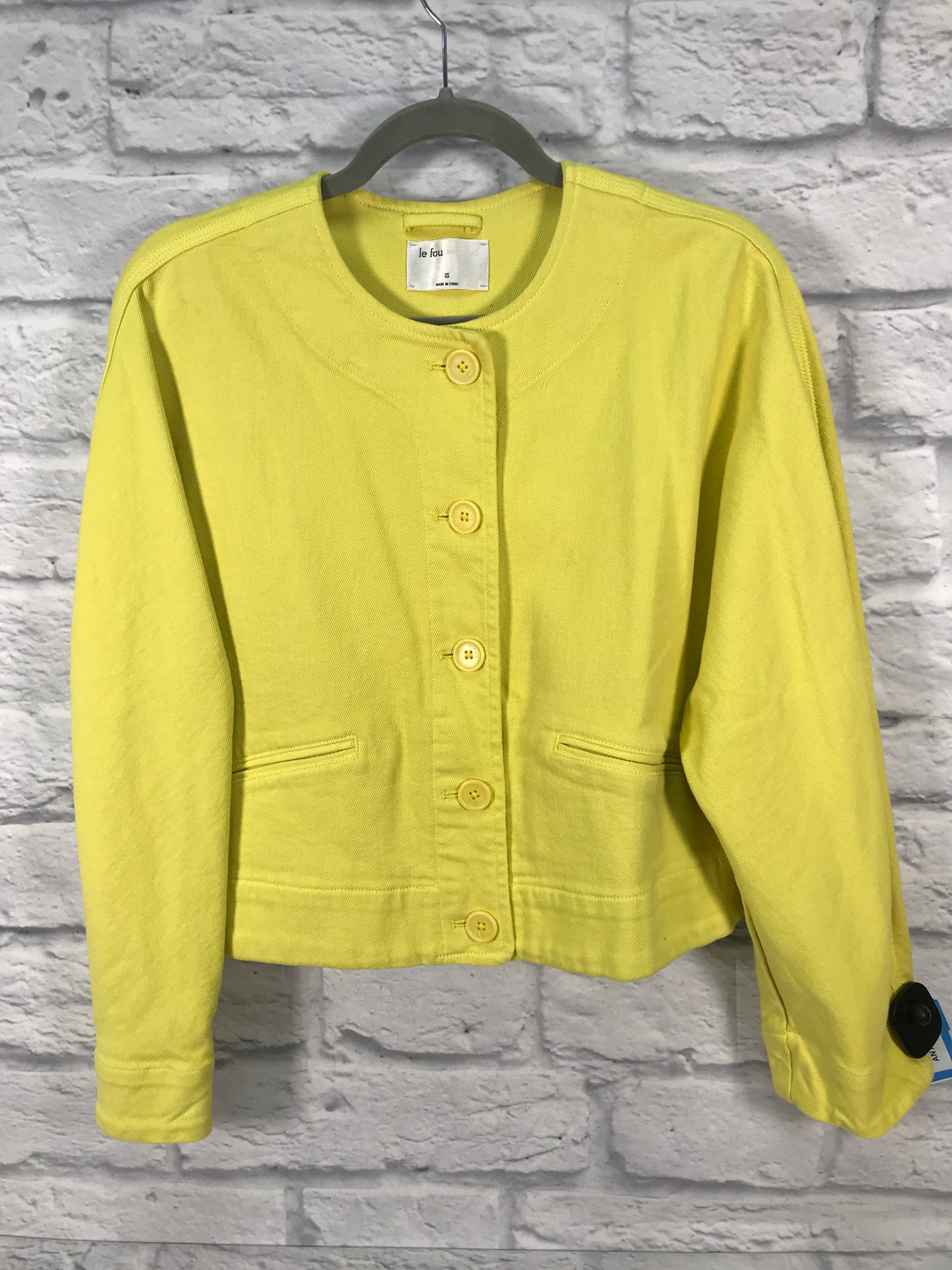 Jacket Denim By Wilfred In Yellow, Size: Xs