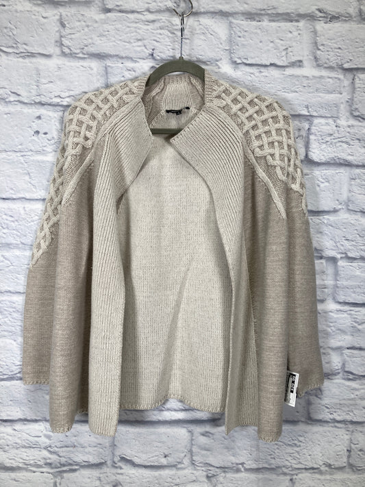 Sweater Cardigan By Lafayette 148 In Tan, Size: S