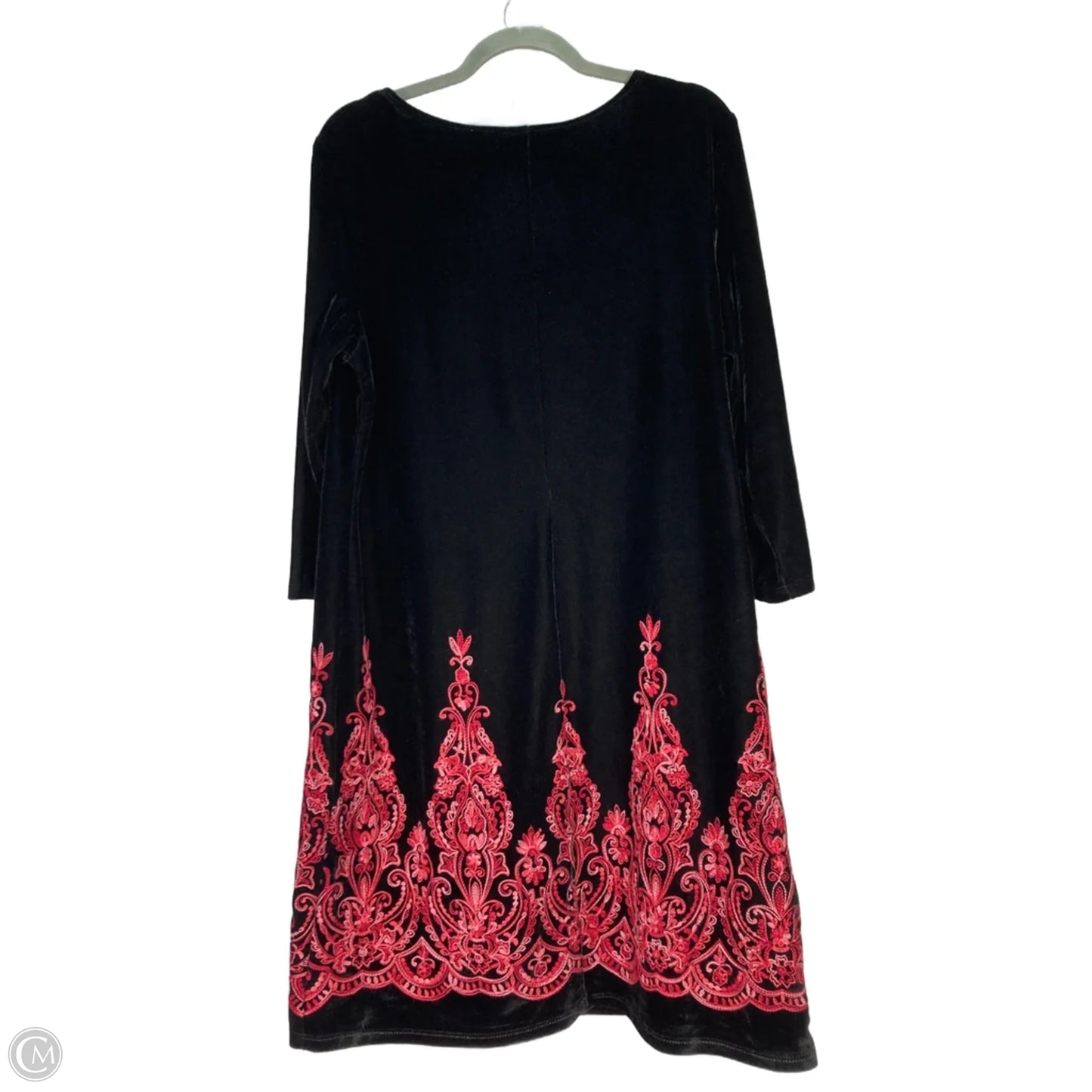 Dress Party Short By Ronnie Nicole In Black & Pink, Size: Xl