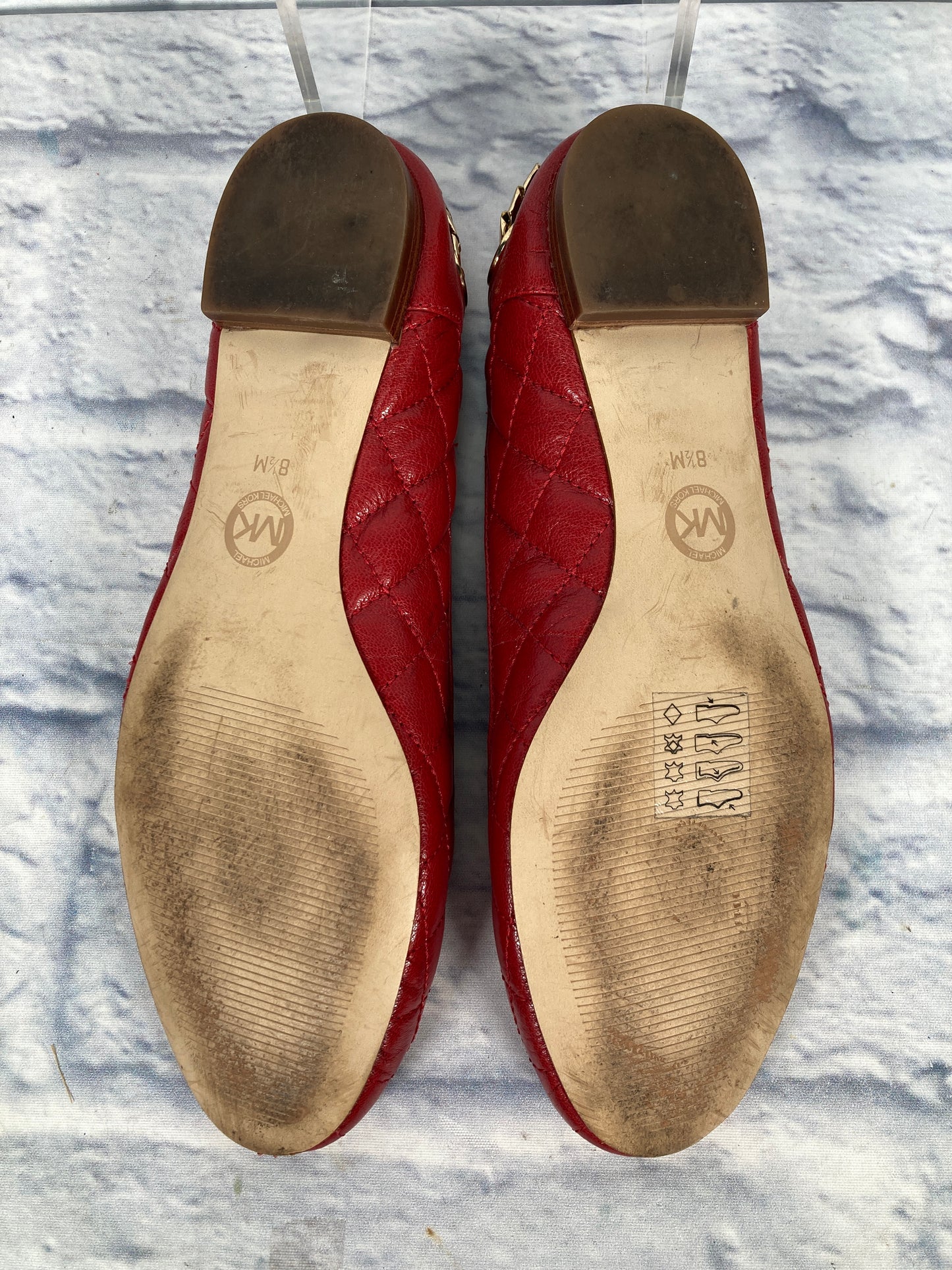 Shoes Flats By Michael By Michael Kors In Red, Size: 8.5