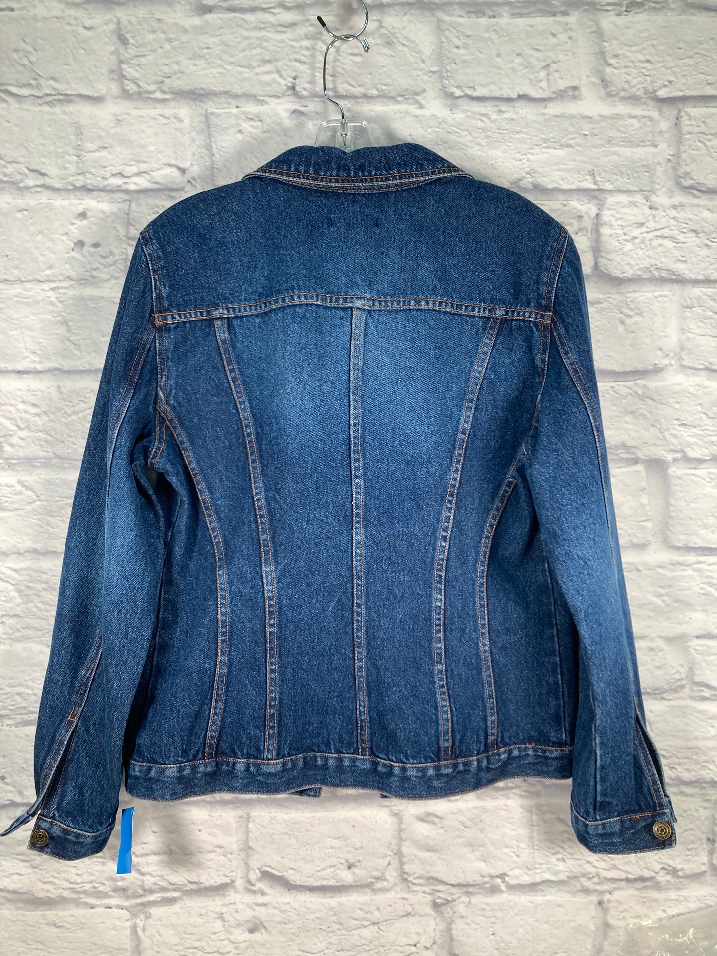 Jacket Denim By Clothes Mentor In Blue, Size: M