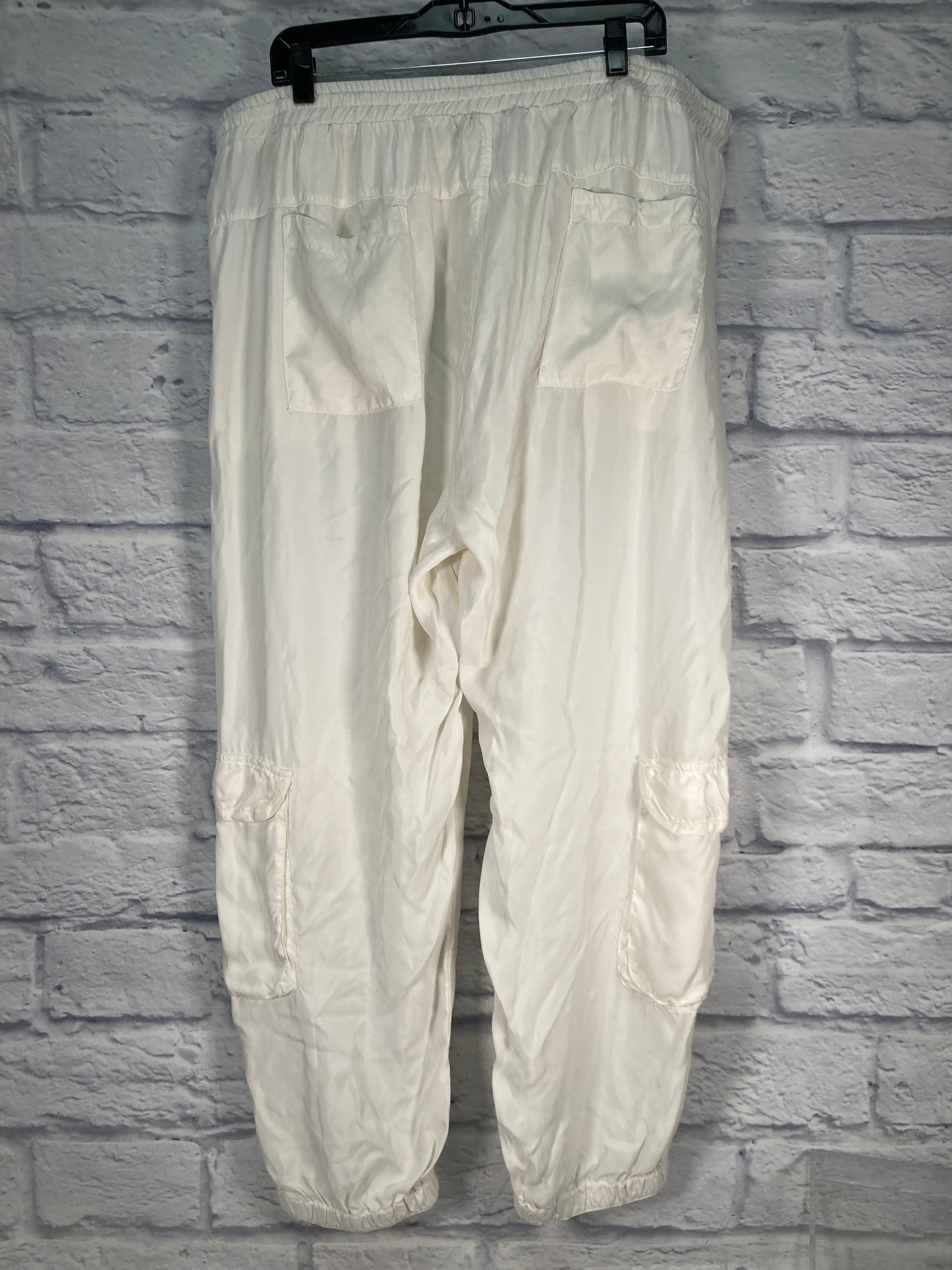 Pants Designer By Johnny Was In Cream, Size: 20