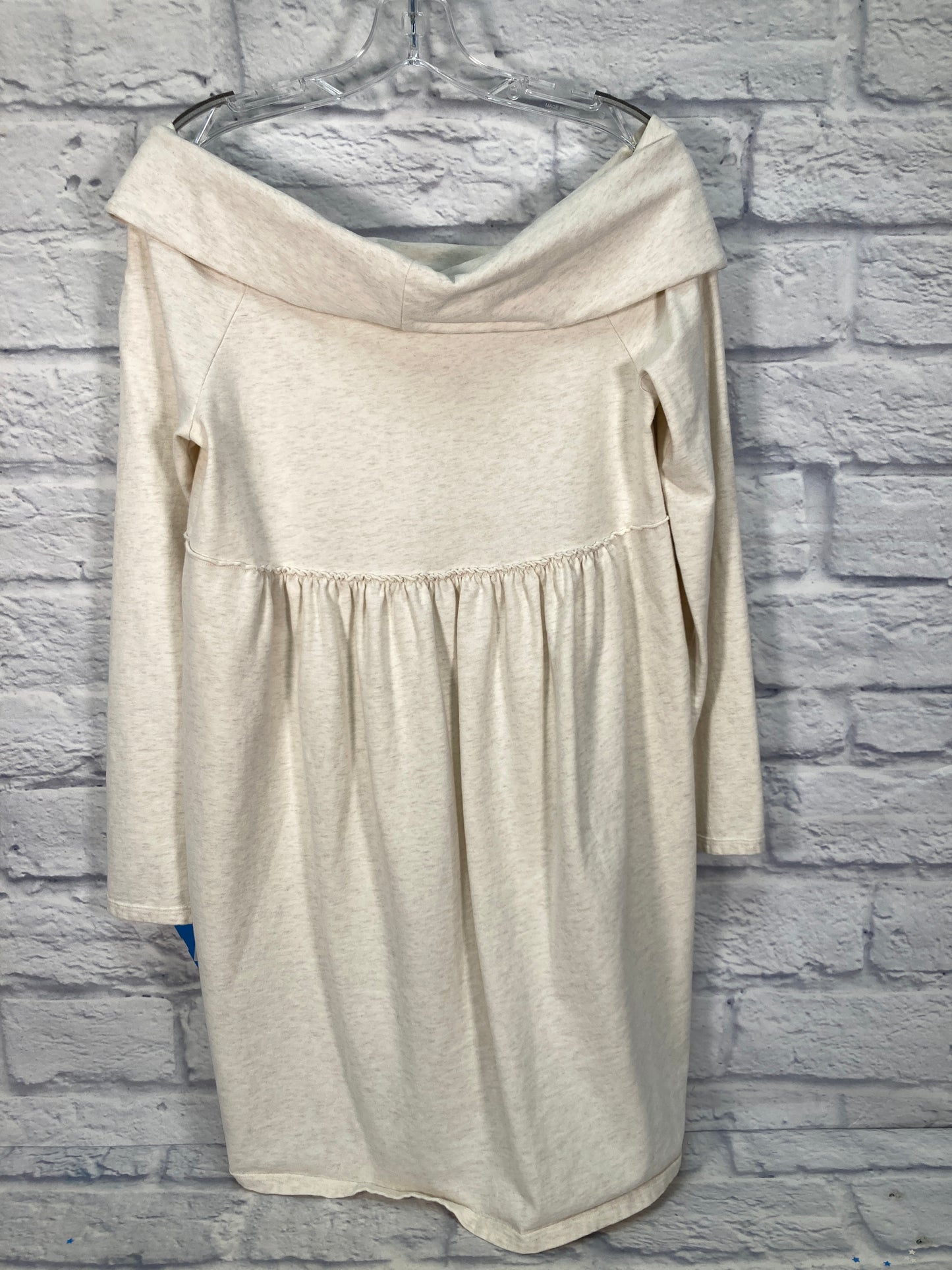 Dress Casual Short By Anthropologie In Cream, Size: S