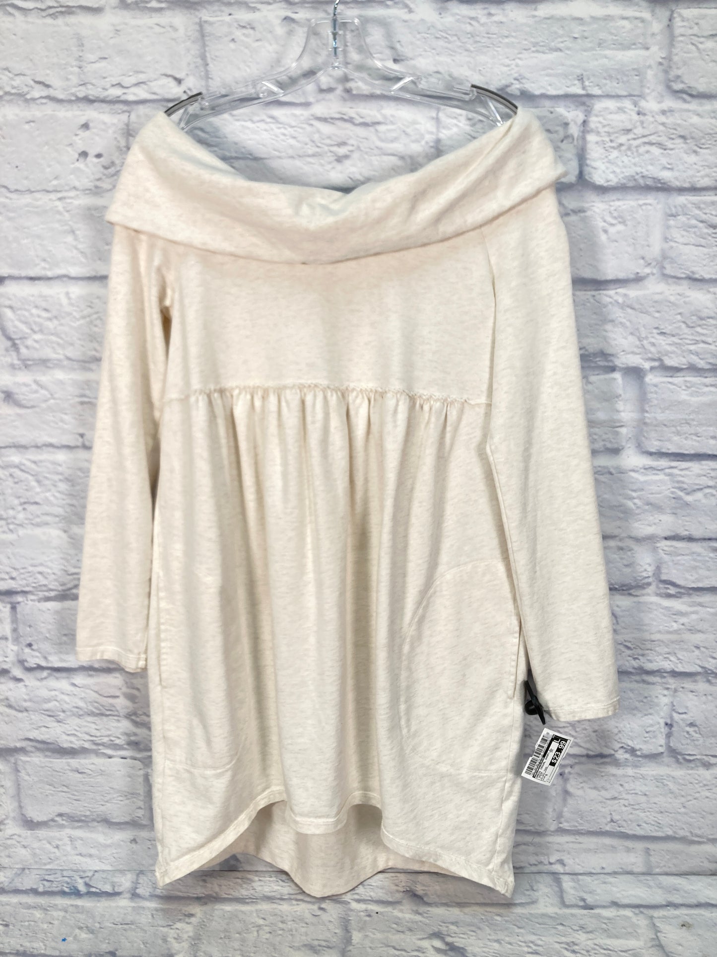 Dress Casual Short By Anthropologie In Cream, Size: S