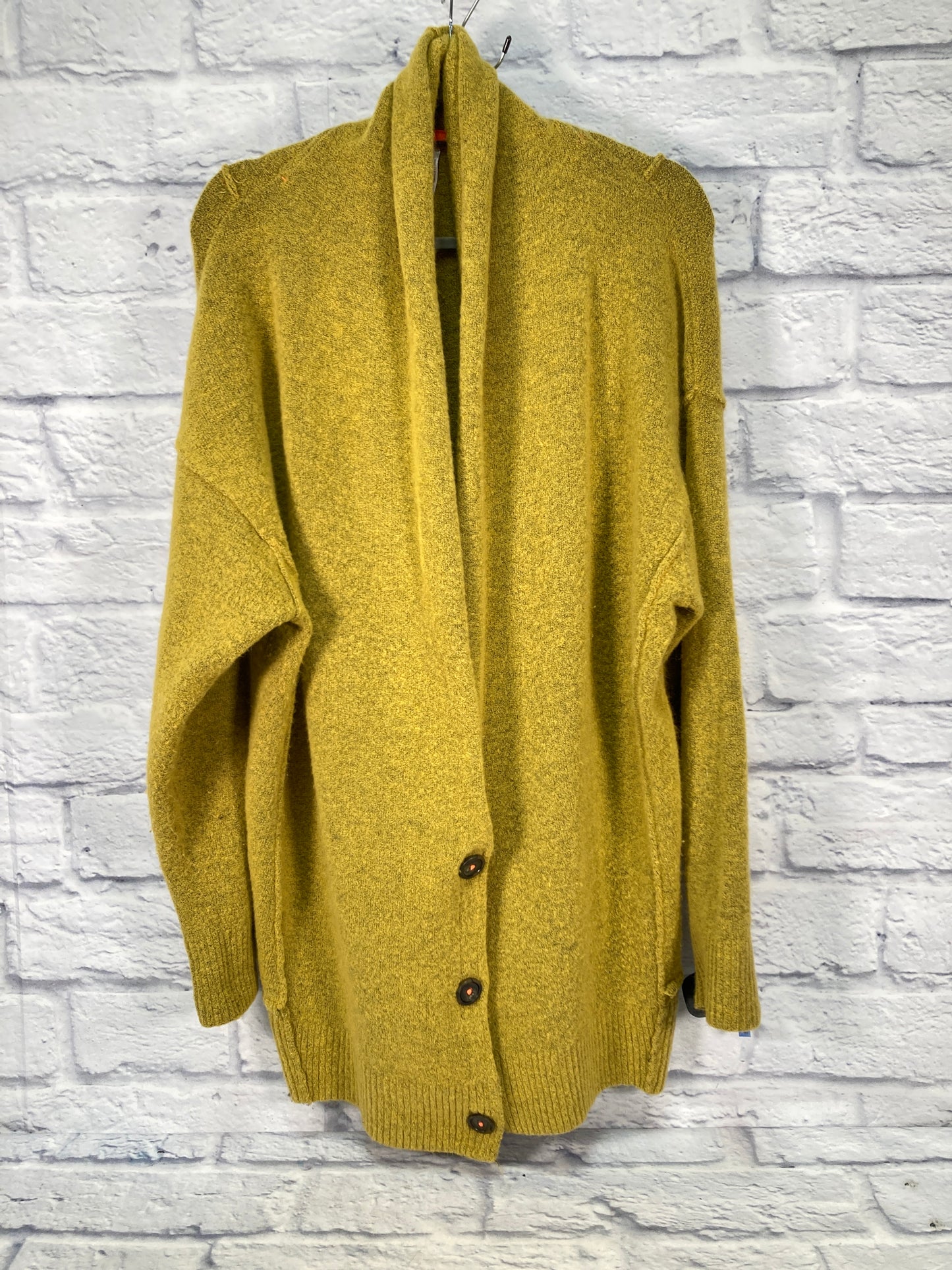 Sweater Cardigan By Free People In Green, Size: S