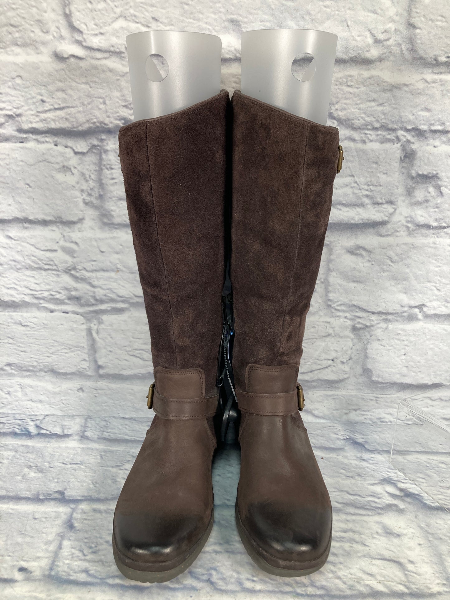 Boots Designer By Ugg In Brown, Size: 7.5