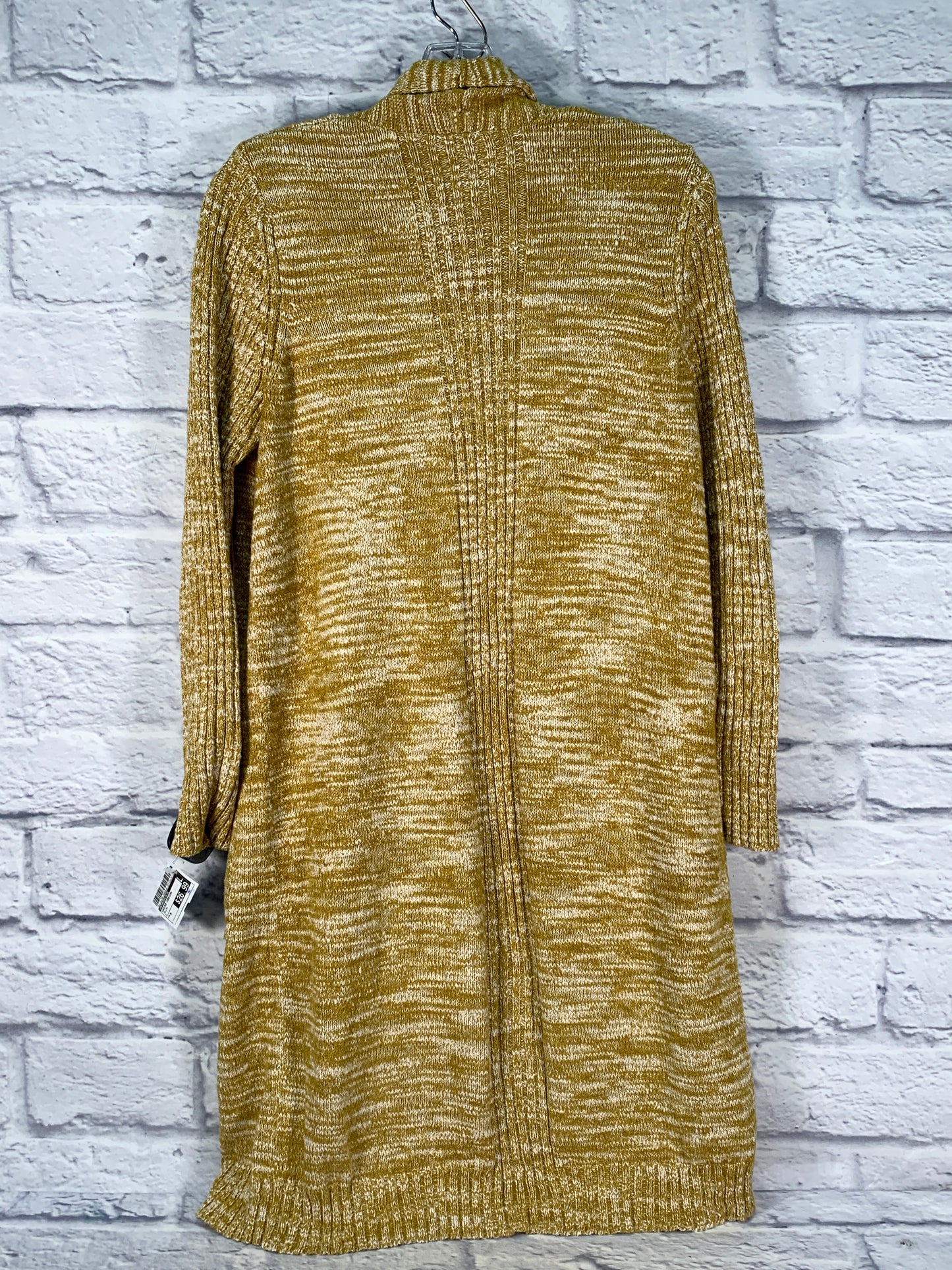 Sweater Cardigan By Anthropologie In Yellow, Size: M