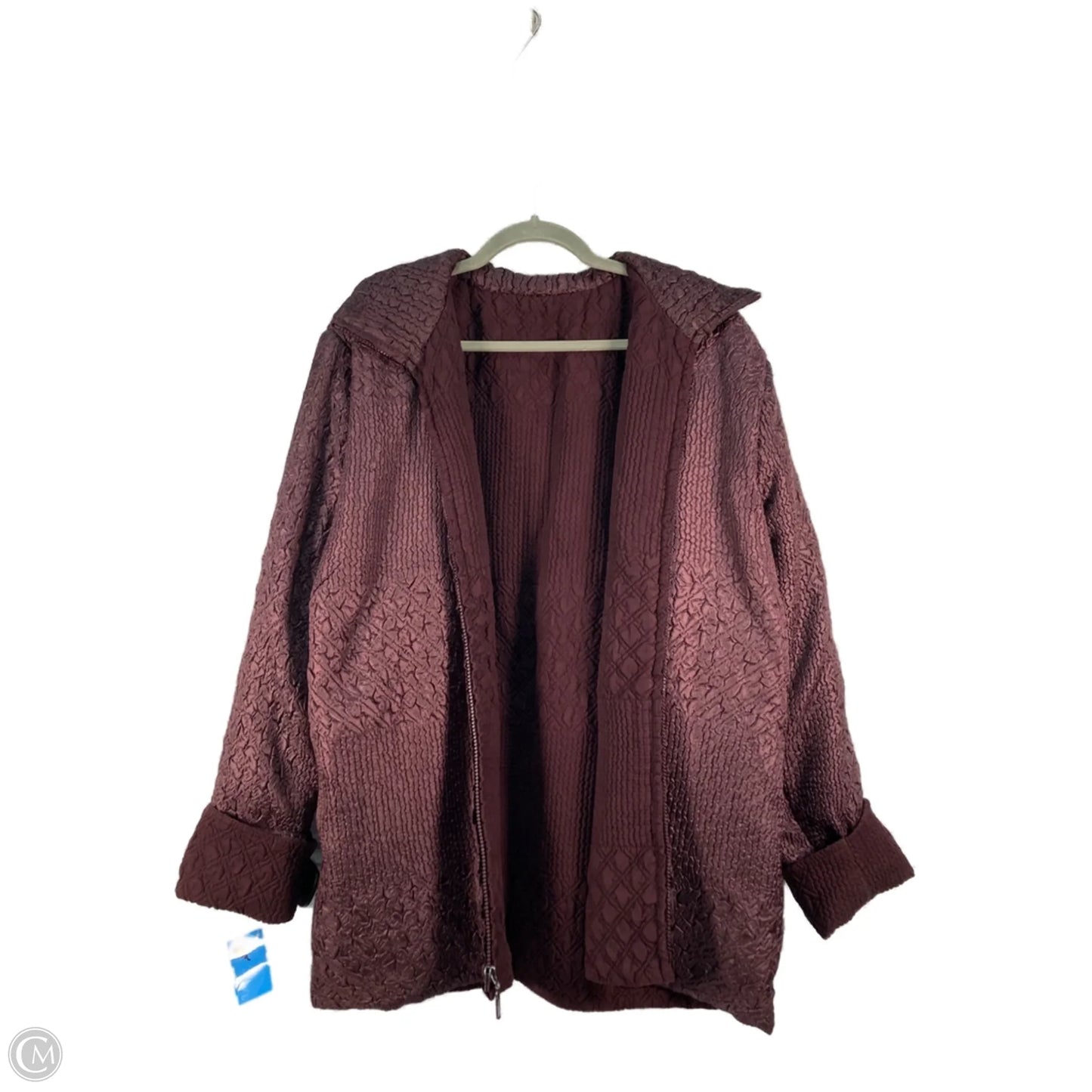 Jacket Other By Chicos In Purple, Size: Xl