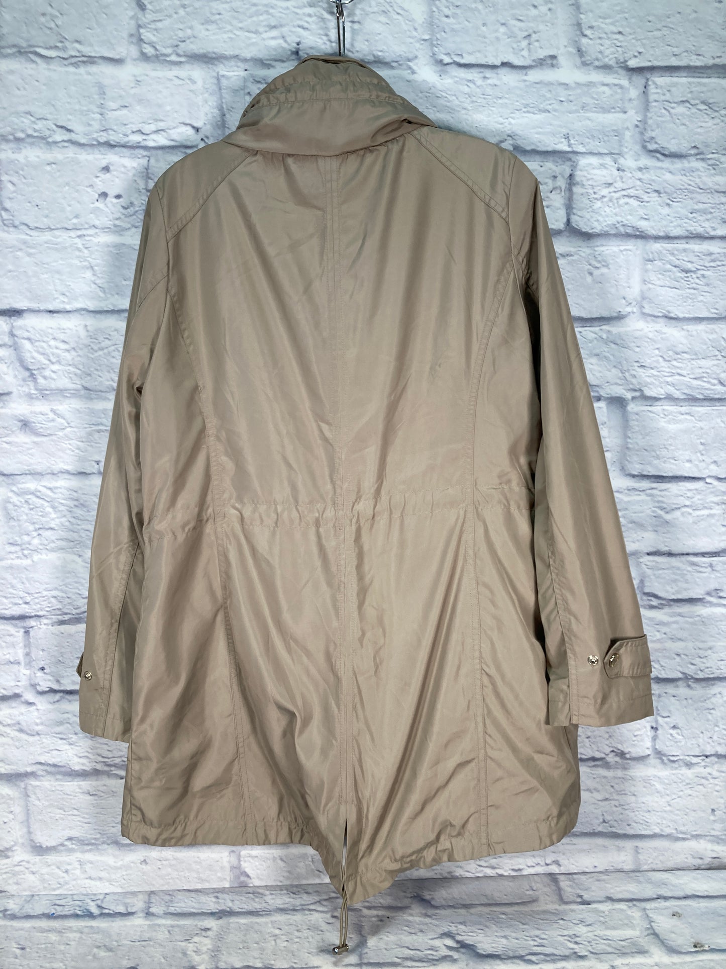 Jacket Windbreaker By Michael By Michael Kors In Tan, Size: Xl