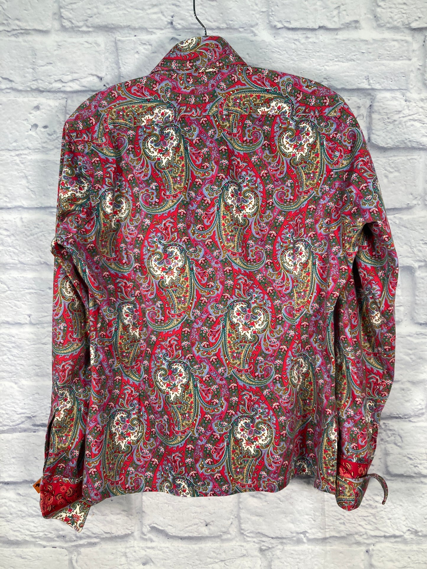 Top Long Sleeve By Clothes Mentor In Green & Red, Size: M