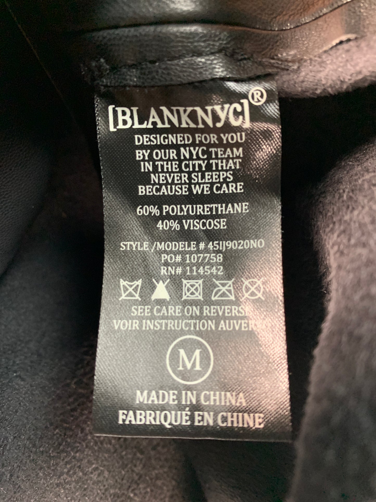 Jacket Moto By Blanknyc In Black, Size: M