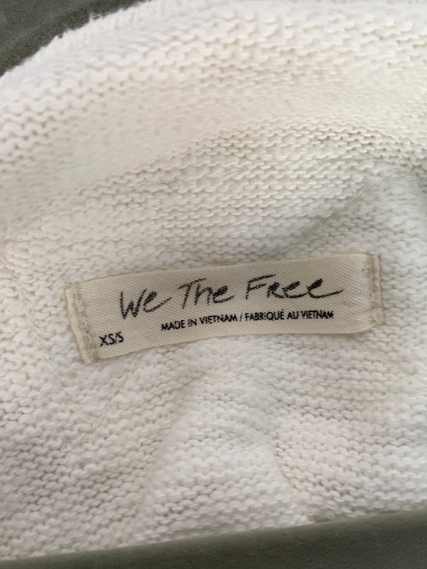 Sweatshirt Crewneck By We The Free In Cream, Size: Xs