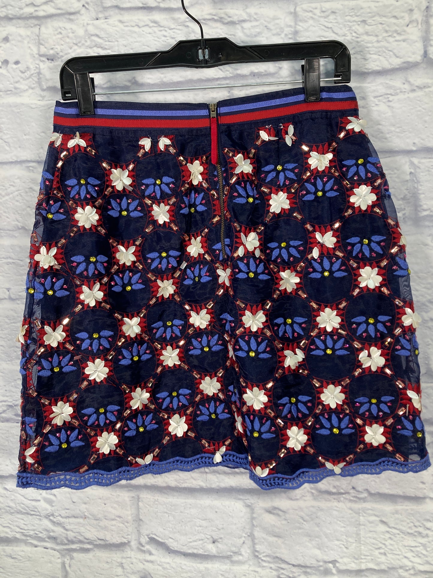 Skirt Mini & Short By Maeve In Blue & Red, Size: 6