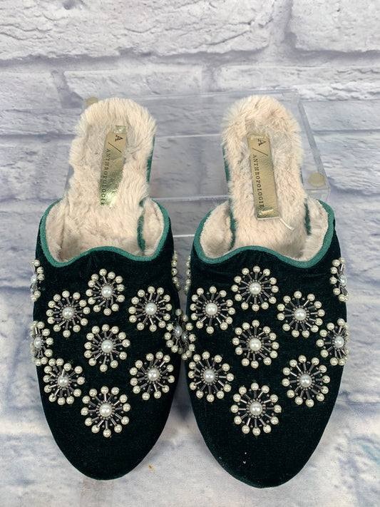 Shoes Flats By Anthropologie In Green, Size: 8.5